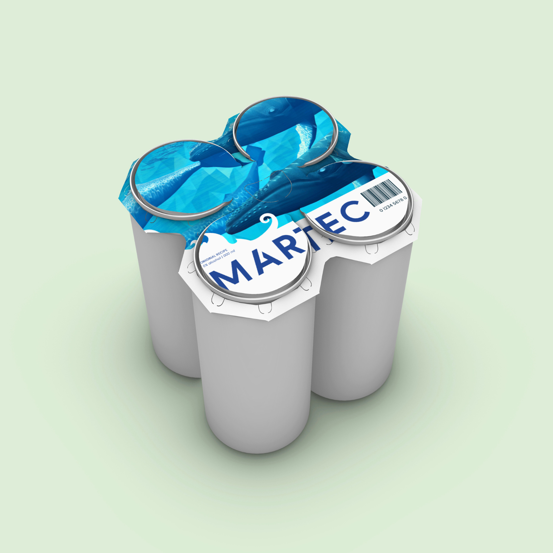 4-pack Can Carrier for Sleek cans