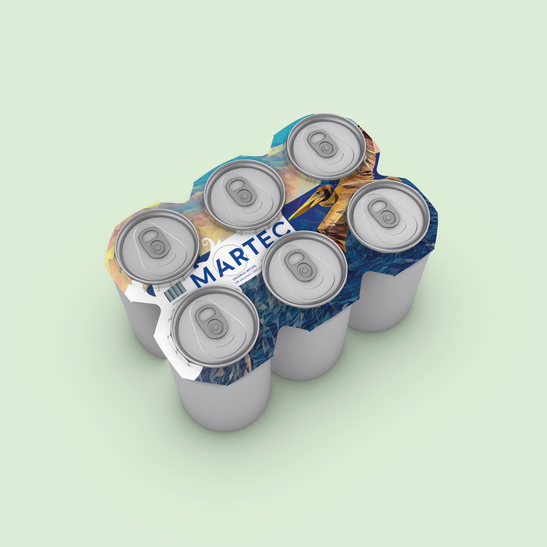 6-pack Can Carrier for Standard cans