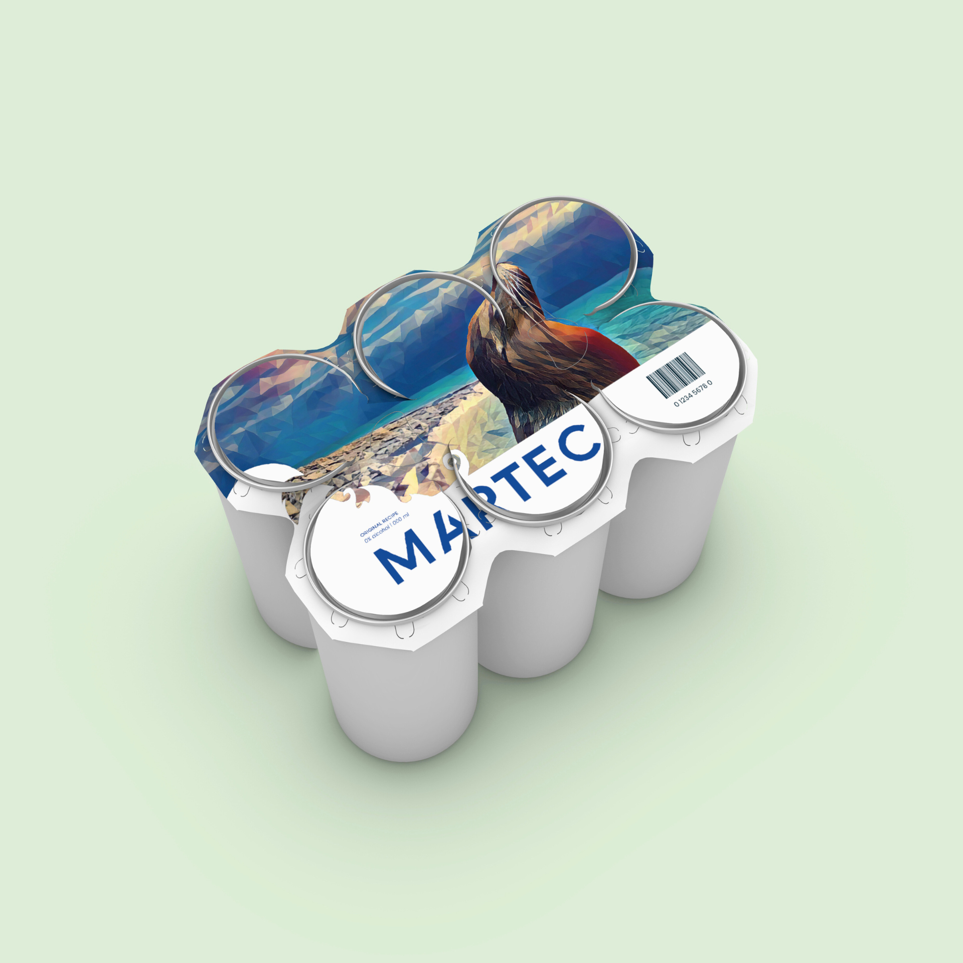 6-pack Can Carrier for Slim cans